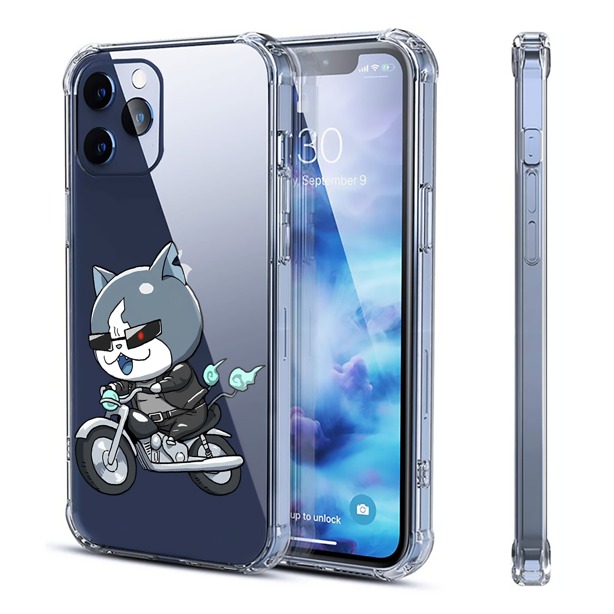 （画像用） 妖怪ウォッチ Yo-kai Watch 【iPhone 12シリーズ対応】透明スマホケース（クリアソフトケース）